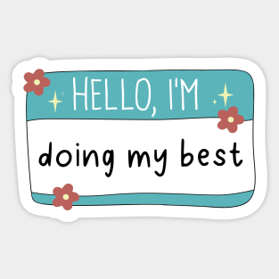 Hello I'm Sticker